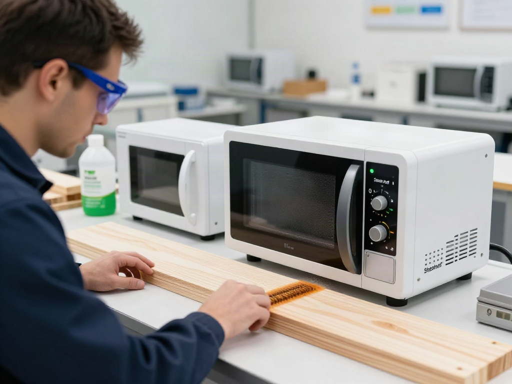 Application de traitement des insectes avec Shashel® dans un atelier moderne et sécurisé.