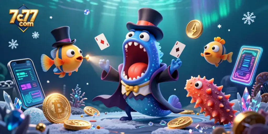 Experience thrilling magic and excitement in the underwater world of 7c77 com casino games.